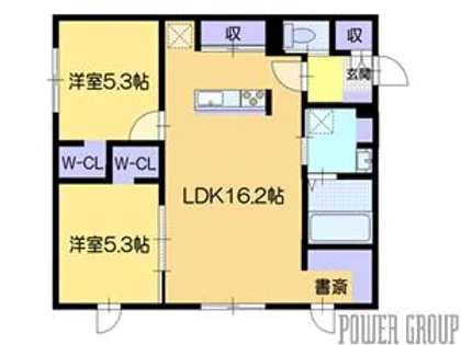 仮)ノルフィーノ ティアラ【2階】の間取り