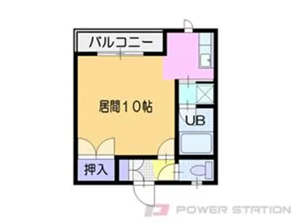 1Rの間取り画像