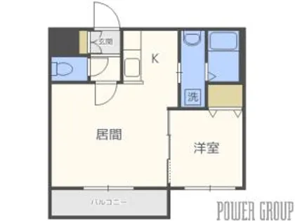 ミルスリール発寒【3階】の間取り