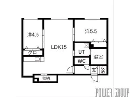 ONE STAGE琴似【2階】の間取り