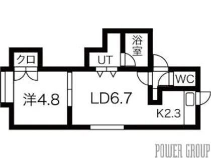 ホープ麻生6【2階】の間取り
