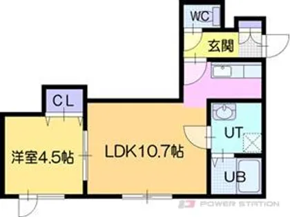 グレイス高砂【1階】の間取り