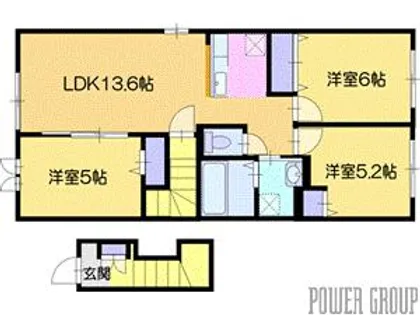 ヴィラ・サルターレ【2階】の間取り