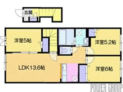 ヴィラ・サルターレ【2階】の間取り