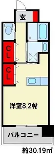 アクシオ北九州【505号室】の間取り