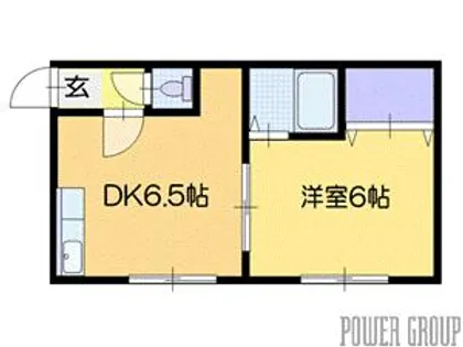 CASAブルーノ有明(旧 ハウス有明)【1階】の間取り