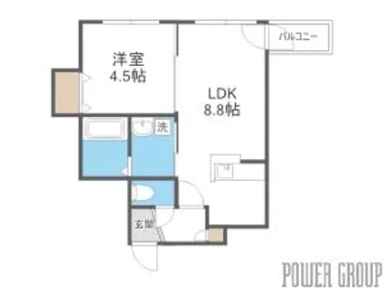 ル・ソレイユ【4階】の間取り