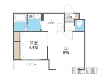 プルミエ発寒【3階】の間取り