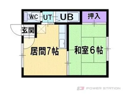 サイヴィレッジC棟【1階】の間取り