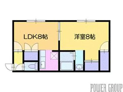 レジデンス77【2階】の間取り