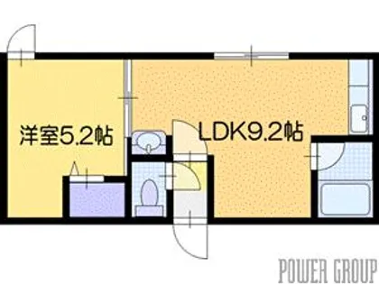 レジデンス88【1階】の間取り