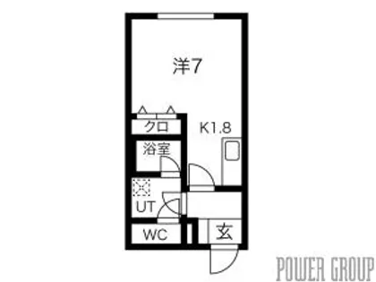 ミラネーゼ大通東 南館【1階】の間取り