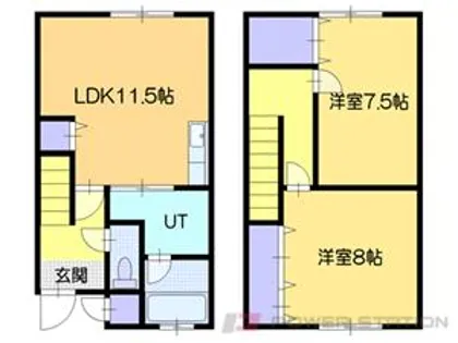 メゾンルピナス【1階】の間取り