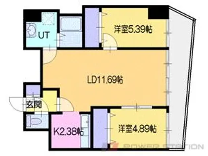 セントラルステート稲穂【10階】の間取り