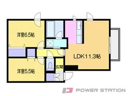 クレアーレⅡ【3階】の間取り