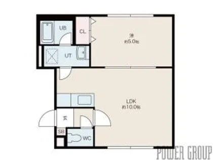 CREA北22条【1階】の間取り