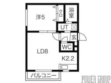 Glycine L・A(グリシーヌエルエー)【3階】の間取り