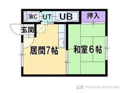 サイヴィレッジC棟【1階】の間取り