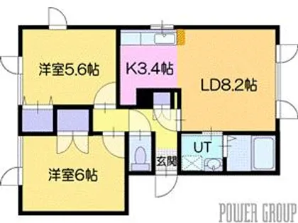 マ・メゾンⅡ【1階】の間取り