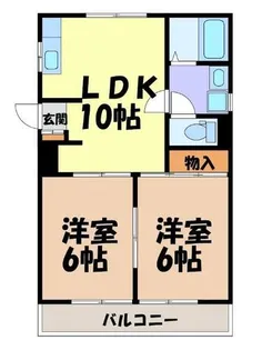 サンハイム中橋【1階】の間取り