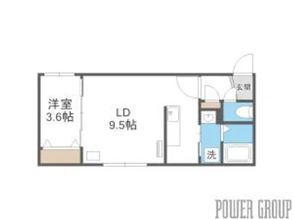 ガーディアン発寒【2階】の間取り