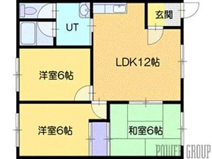 ユートピアンパーク【2階】の間取り