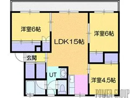 PRISM Eniwa002(プリズム恵庭2)【3階】の間取り