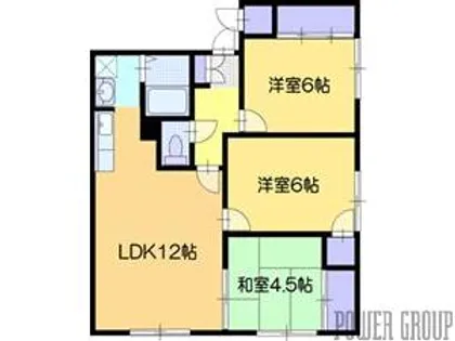 メイユールあびこ【1階】の間取り