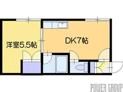 ソシアルプラザ【2階】の間取り