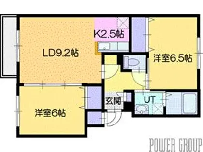 グリーンコート福永Ⅱ【1階】の間取り