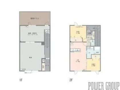 北海道小樽市銭函3丁目【テラスハウス】の間取り
