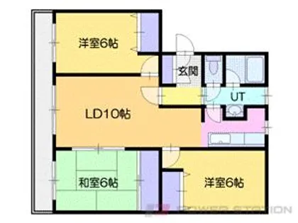 ノースハイツ【1階】の間取り