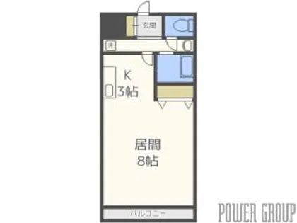 グランデールパレス【2階】の間取り