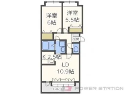レーヴェ【2階】の間取り