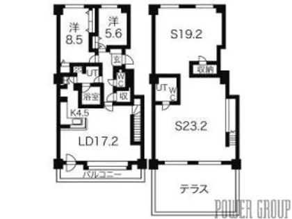 アームズ宮の森【3階】の間取り