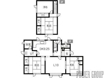 北海道札幌市東区北三十五条東17丁目【一戸建】の間取り