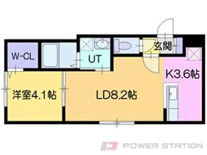 TOWA北広島【1階】の間取り