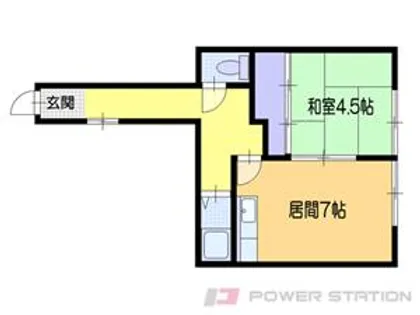 プリンセスコート【1階】の間取り