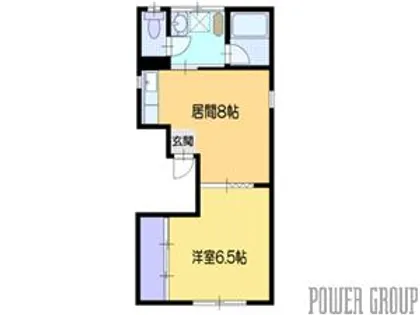 入船1丁目9-6 一棟二戸【3階】の間取り