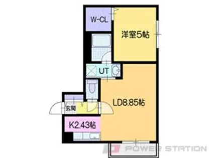 LaviⅡ(ラヴィ2)【3階】の間取り