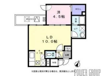 ボア ソルテN22【4階】の間取り