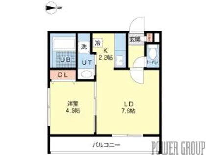 Saqras(サクラス)【3階】の間取り