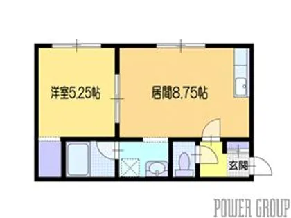 サンリバーⅡ【1階】の間取り