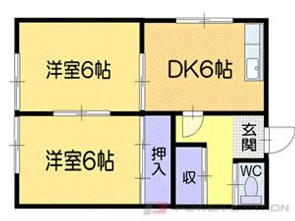 鈴木荘A【1階】の間取り