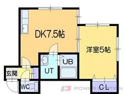 ハピネス銭函Ⅱ【2階】の間取り