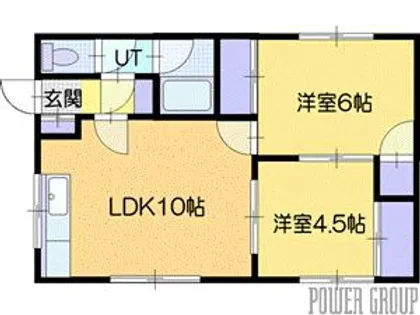 ハイツさとう【1階】の間取り