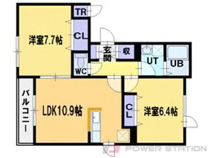 ヴィラ・フォーシーズン【2階】の間取り