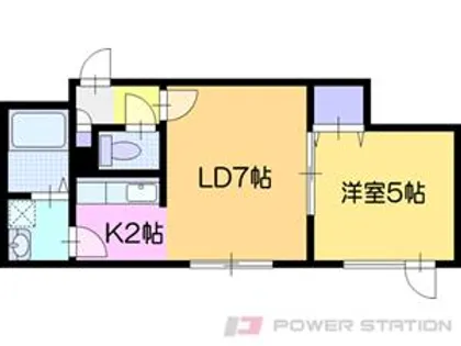 ミアール弥生【3階】の間取り