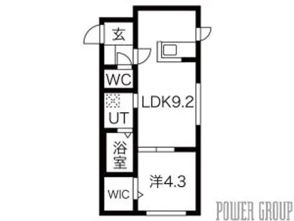 PeersonS7W10(ピアソン)【2階】の間取り