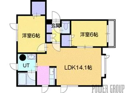 ベルフォートA【2階】の間取り